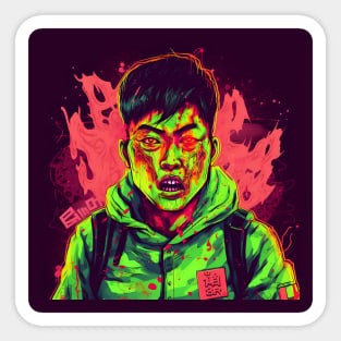 Korean Zombie Sticker